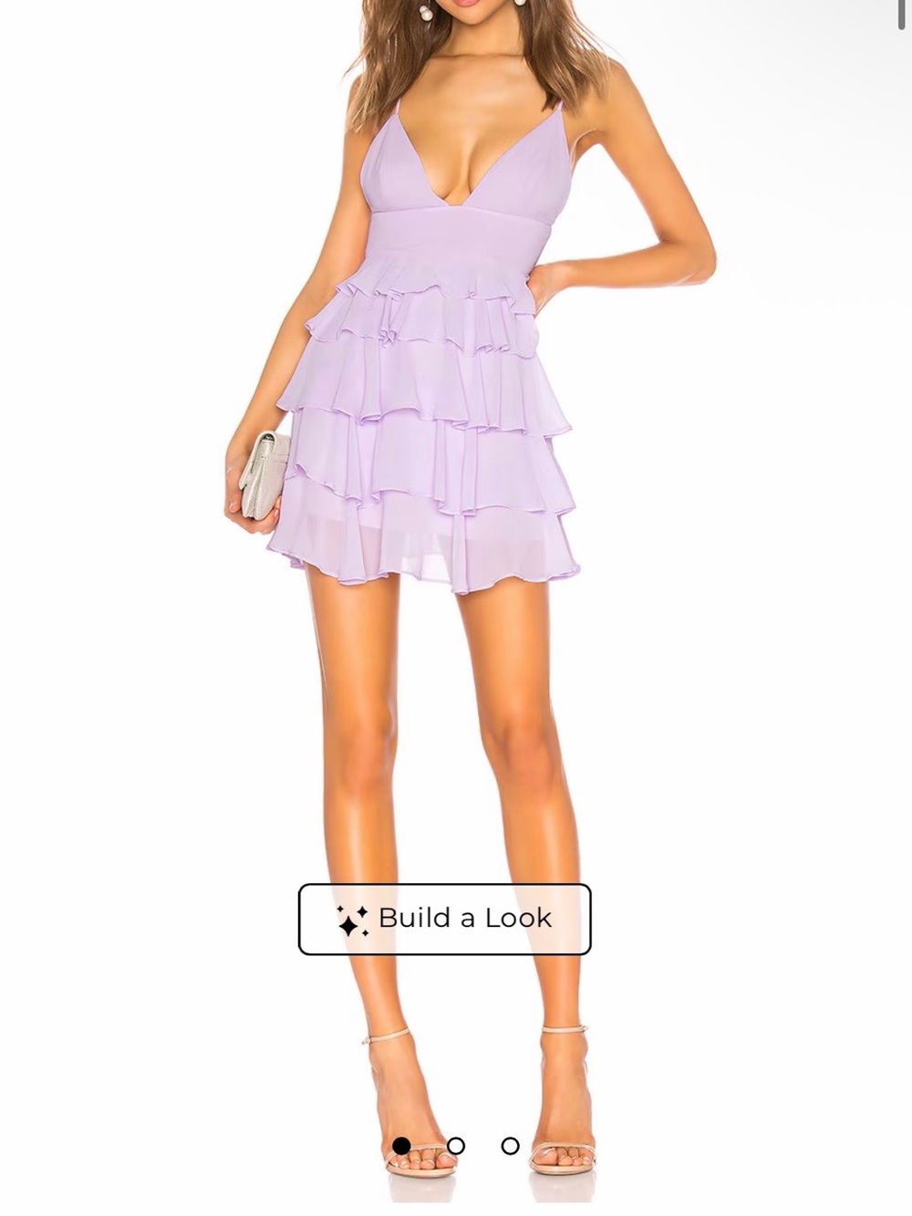NBD Roxanne Mini Dress in Lilac